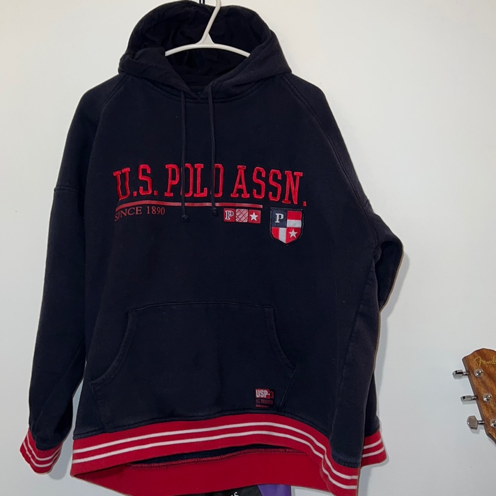 Polo hoodie Vintage